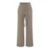 Pantalones casuales acampanados de lunares estilo americano para mujer, nuevos para el verano de 2026, de cintura alta, adelgazantes, fluidos, para petite, de campana