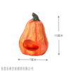 Tanque de Peces DIY Adornos de Paisaje de Calabaza Casa de Escape para Peces y Camarones Fantasma de Resina de Halloween Cara de Calabaza Decoración de Acuario