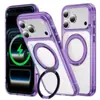 Funda de Teléfono con Soporte Magnético y Engranaje de Amortiguación para Alivio de Estrés, Adecuada para iPhone 18 Pro Max Funda de Teléfono Transparente