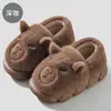 Pantuflas de Algodón para Niños Capibara Pantuflas de Piel Cálidas para Niñas Cubierta de Talón Antideslizante de Dibujos Animados Zapatos de Algodón Fabricante Venta al por Mayor