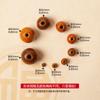 Cuentas de Madera Lote Suelto DIY Cuentas de Hemu Agujeros Grandes y Pequeños 6mm Madera con Cuentas Cuentas Sueltas Cuentas de Madera Cuentas Sueltas Se Vende por Libra