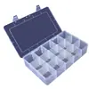 Caja de almacenamiento de plástico de bosque verde / Caja para piezas de tornillo caja de herramientas caja para piezas electrónicas caja de clasificación para arte caja para materiales