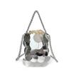 Bolsa de Design de Nicho Coreano Personalizada para Mulheres 2024 Nova Bolsa Transversal Satchel de Verão da Moda Textura de Alta Qualidade Bolsa de Paetês