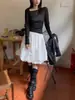 Versátil Falda Petite Estilo Coreano Estilo Ins, Nueva Falda Corta de Verano de Línea A de Longitud Media que Cubre las Caderas y Te Hace Ver Más Delgada