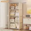 Armário de Armazenamento Simples para Guarda-Roupa, Estante de Armazenamento de Múltiplas Camadas para Dormitório Estudantil, Brinquedos, Itens Diversos, Roupas, Transparente, à Prova de Poeira, Robusto e Durável