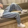 Jeans Cónicos para Hombre Primavera Verano Calle Alta Americana Marca de Moda Rectos Sueltos Estilo Coreano Ajuste Delgado de Moda Pantalones Cortos