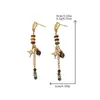 2026 Collar Retro de Cuerda Tejida a Mano con Cuentas de Acero de Titanio para Mujer Diseño de Nicho Estilo Étnico Cadena para Suéter Accesorios de Flor