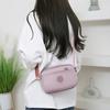 Pequena bolsa de pano feminina, bolsa de ombro pequena de pano de nylon, bolsa para celular, bolsa mensageiro feminina, bolsa de ombro casual para passeio