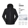 Chaqueta de Montañismo de una Sola Capa para Exteriores con Logotipo Personalizado Unisex Ropa de Trabajo en Equipo Cortavientos Chaqueta Publicitaria Personalización al por Mayor Bordado Yang