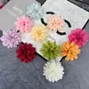 Cabeça de Flor Artificial, Cabeça de Dália, Material DIY de Flor Artificial, Acessórios para Penteado, Flor Artificial, Alta Qualidade, Cabeça de Flor Artificial Realista