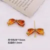 Retro café marrón dorado halo flor de ciruelo lazo colgante con cuentas material para accesorios de cadena de teléfono móvil de joyería hecha a mano DIY