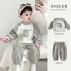 Conjunto Bebê Roupas Outono Menino Moletom Bebê Calças Infantis Estilo Primavera e Outono Roupas Separadas para Passeio Menino Roupas Infantis Casuais
