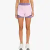 Shorts Esportivos Casuais de Corrida e Treino de Secagem Rápida para Mulheres, Estilo Novo de Verão, Shorts de Yoga Falsos de Duas Peças em Camada Dupla para Mulheres