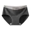 Ropa Interior de Algodón Puro de Grado Médico para Mujer, Antibacteriana 10A, Entrepierna Extendida, Cintura Media, Algodón de Color Clase A, Bragas Elásticas para Mujer