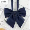 Corbata Estilo Universitario para Mujer Estudiantes Nudo de Licenciado sin Nudo Corbata JK Raíz de Pluma Gigante Ropa Foto de Graduación Cuello Flor Flor de Uniforme Escolar
