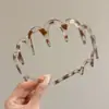 Pinza para el pelo y diadema de dientes de verano para mujer, nuevo modelo 2026, pinza para el pelo para flequillo y cabello suelto, accesorio especial para la cabeza para aplicar mascarillas faciales
