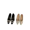 Zapatos de tacón grueso estilo francés con hebilla cuadrada negra y pedrería para mujer, nuevos 2026, versátiles para ir al trabajo, primavera y otoño