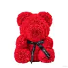 [Promoción] Oso de Rosa PE Transfronterizo Flor Eterna Oso de Espuma Regalo del Día de San Valentín Oso de Rosa Simulado