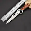 Cuchillo Plegable para Exteriores Yangjiang con Funda, Cuchillo Plegable Ak con Luz, Cuchillo Táctico para Defensa Personal con Plegado Ligero