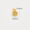 Colgante de oro de alta retención de color, accesorios de carácter de la suerte, colgante de pulsera, oro antiguo, accesorios de joyería DIY, colgante de pulsera de joyería