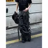 Marca de Tendencia Estilo Americano Cremallera Diseño Multibolsillo Pesado Suelto Diseño de Pierna Recta Ropa de Trabajo Jeans Resistentes para Hombre