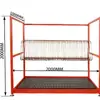 Estante de Almacenamiento para Tiras de Canto de PVC para Materiales Sobrantes, Estante de Almacenamiento para Recortes de Muebles Hechos a Medida para Toda la Casa
