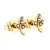 Pendientes INS nuevos transfronterizos para mujer, simples, pequeños, exquisitos, de alto grado, temperamento, Baita, celebridad de Internet, pendientes de nicho, venta al por mayor