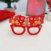 Diadema roja de la suerte para vacaciones de Año Nuevo, tocado de ambiente rojo con puerta abierta, diadema festiva del Año del Dragón para mujer, accesorios para el cabello