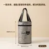 Bolsa de Almuerzo para Estudiantes con Papel de Aluminio Engrosado, Fiambrera Grande Simple Portátil, Cubiertos Portátiles, Fiambrera, Bolsa Térmica