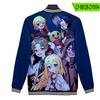 Jaqueta de Beisebol Estilo Coreano da Moda Estampada Amazon Angelsofdeath Primavera e Outono para Mulheres Atacado Estilo Casual
