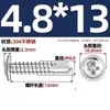 Tornillos Autorroscantes Autoperforantes de Acero Inoxidable 410/304/Acero al Carbono con Arandela, Tornillos Autorroscantes Autoperforantes Galvanizados