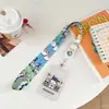 Série C - cordão de fivela retrátil fácil de puxar atacado conjunto de cartões de aprendizado corda longa para pescoço corda ajustável para pendurar crachá Sanrio