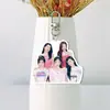 Redvelvet Jang Seulgi, Park Bo Young, Kim Yelim Fondo Blanco Acrílico Llavero de Doble Cara Colgante para Mochila Periféricos
