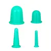 Set de ventosas de silicona para uso doméstico, absorbente de humedad, dispositivo de ventosas de alta transparencia, set transparente de presión negativa, dispositivo de ventosas de silicona para masaje y gua sha