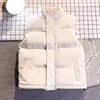 Colete Masculino Outono e Inverno Novo Estilo Jaqueta de Algodão Roupa Externa Feminina Tendência Colete Masculino Espesso Jaqueta para Casal Transfronteiriço