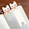 30 Serie de Gatos de Dibujos Animados Manual Sencillo Materiales Literarios y Creativos Ins Papel de Lectura Marcapáginas DIY Venta al Por Mayor