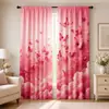 Cortinas com estampa digital de girassol exclusivas transfronteiriças, Cortinas de quarto estilo americano com acabamento blackout, Em estoque na TEMU e prontas para envio