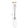 Cuchara de acero inoxidable para comedor estudiantil al por mayor, tenedor de postre, cuchara de acero inoxidable para fruta, cuchara con cuentas, cuchara sopera doméstica