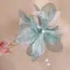 Pinza para el pelo de flor de gasa súper de hadas, nuevo estilo chino, pinza para el pelo con borla de perla, accesorios para el pelo de estilo antiguo para mujer, 2025, venta al por mayor