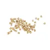 Tubo de Posicionamiento Conservador de Color Se Puede Aplastar para Sujetar Cuentas Tubulares Pulsera y Collar de Cobre Chapado en Oro de 14K Cierre Final Accesorios para Joyería DIY