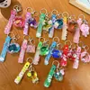 Llavero de Frijol de Gelatina Mahjong Lindo Arena Movediza Líquida Colgante para Mochila de Estudiante Llavero de Coche Regalo Venta al por Mayor