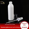 Garrafa de plástico branca PET 100ml ombro redondo branco com anel de alumina frasco para emulsão engarrafamento de cosméticos atacado