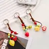 Pingente de bolsa série Dopamine summer fruit miu, decoração de capa de fone de ouvido, pingente de acessório de carro com contas feito à mão