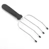 Tenedor de barbacoa de acero inoxidable, herramienta para asar, tenedor de barbacoa, tenedor para pollo, bistec, pavo, tenedor de alambre, grado alimenticio uso en exteriores