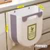 Bote de Basura de Cocina Colgante para el Hogar Clasificación de Residuos Plegable Puerta de Gabinete Colgante de Pared Almacenamiento para Inodoro Cesto de Papel