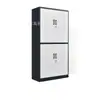 Archivero de Piso de Acero Personalizable con Cuatro Puertas y Cerradura para Almacenamiento de Archivos de Oficina