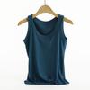 Camiseta básica de fondo para mujer, chaleco, se puede usar por fuera, hilo transpirable, chaleco sexy, chaleco delgado de alta elasticidad