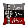 Funda de almohada para el Día de San Valentín Amazon Comercio exterior Transfronteriza Imitación de lino Decoración de boda para el Día de San Valentín Funda de cojín Funda de almohada de amor