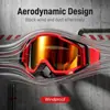 Gafas Antisalpicaduras para Deportes de Esquí Transfronterizos Gafas de Sol para Exteriores para Hombres y Mujeres Montura Grande Gafas para Ciclismo Off-Road Motocicleta