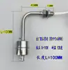 Interruptor de Boia de Aço Inoxidável de Alta Temperatura Montado Lateralmente Interruptor de Nível de Líquido Controlador de Nível de Líquido 304 Tipo L em Ângulo Reto